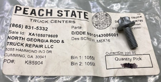 Detroit Diesel N910143006001 Bolt New Replaces