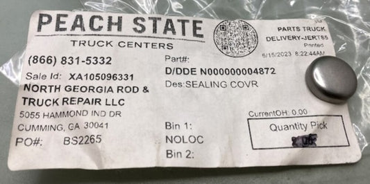 Detroit Diesel N000000004872 Sealing Cover New Replaces