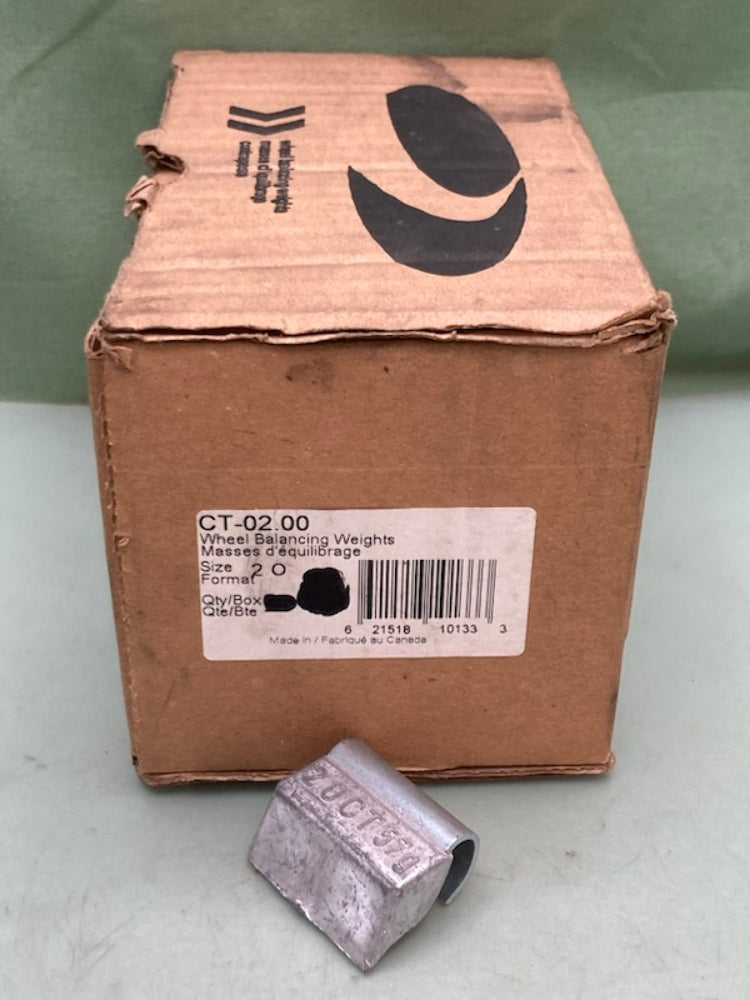 Qty 18 Plombco CT-02.00 CLIP-ON WHEEL WEIGHTS CT-STYLE 2.00oz New Genuine