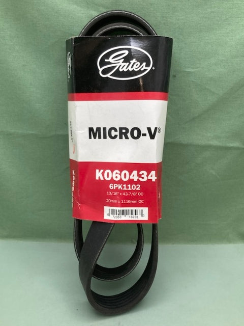 Gates K060434 SERPENTINE BELT New Genuine