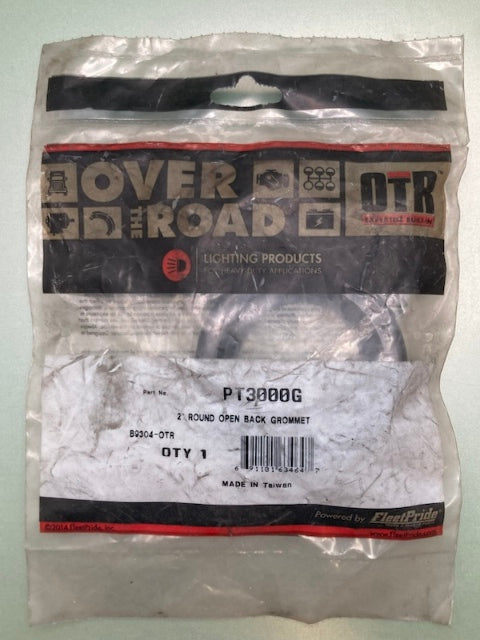 QTY 2 OTR PT3000G Round Open Back Grommet 2" New Genuine