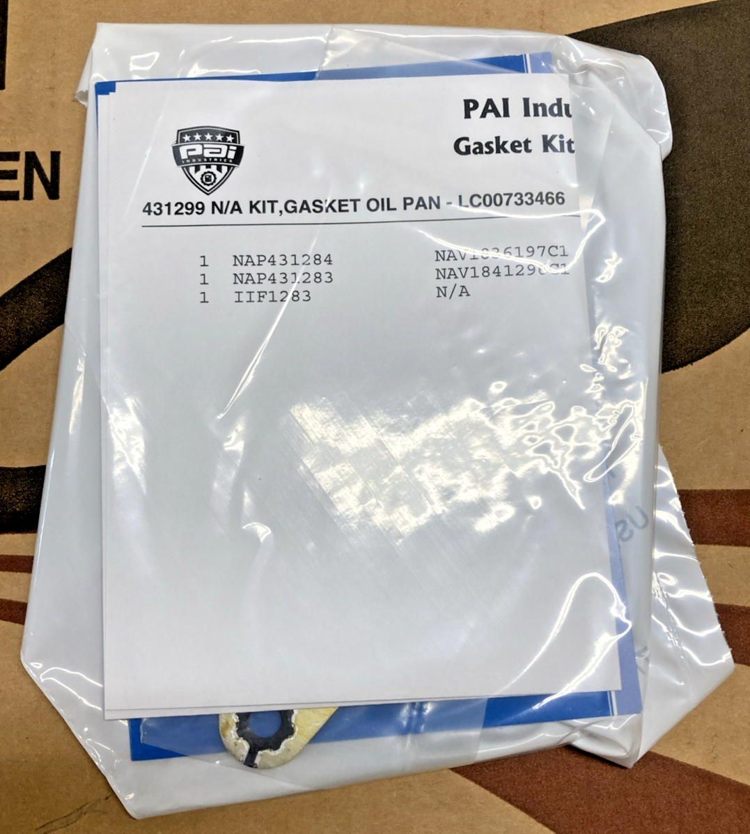 New Genuine PAI 431299 Oil Pan Gasket Kit