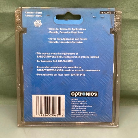 Optronics RE12ARK STICK-ON REFLECTOR KIT New Genuine