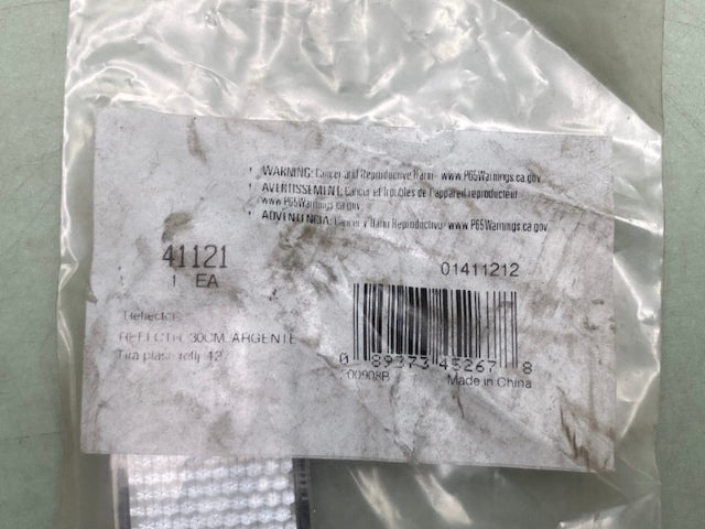 Grote 41121 REFLECTOR 12" SILVER PLASTIC New Genuine