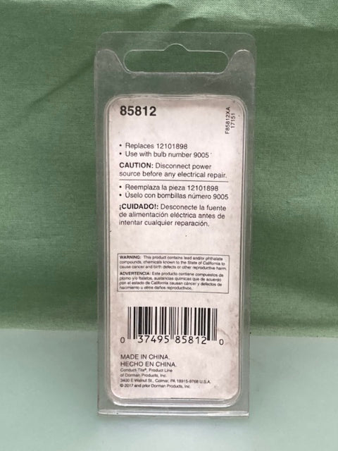 Dorman 85812 HEADLIGHT SOCKET New Genuine