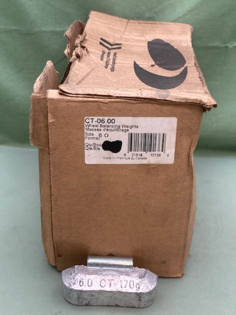 Box of 21 Plombco CT-06.00 TRUCK WHEEL WEIGHT 6oz. New Genuine