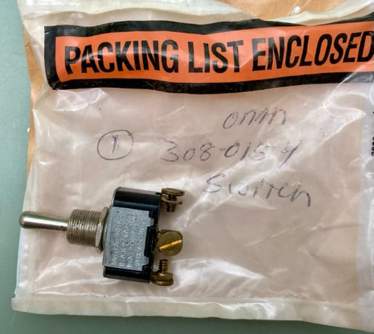 ONAN 308-0154 Toggle Switch (SPDT) New Replaces
