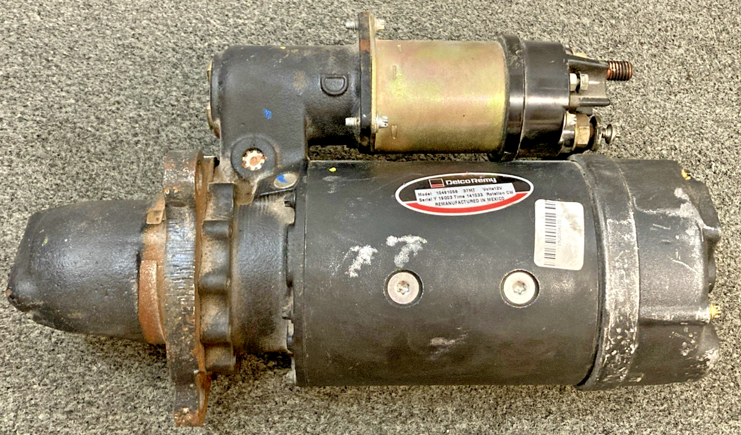Remanufactured Delco Remy 1987631 Starter Motor Model 10461058 12V