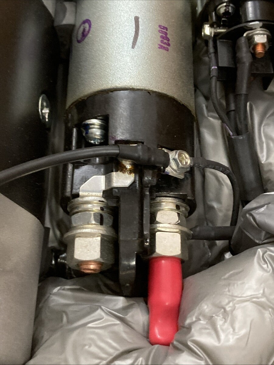 New Genuine Delco Remy 8200308 Starter Motor 39MT Model, 12V, SAE 3 Mounting 11T