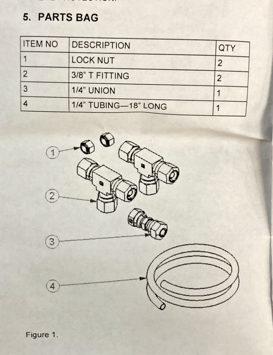 New Genuine Link H01501HVS Height Control Valve Kit Incomplete Kit