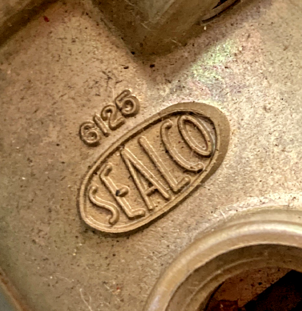 New Genuine Sealco 6125 Single Circuit Foot Valve