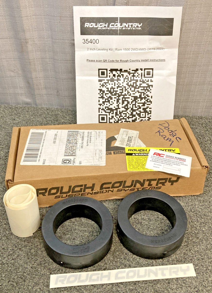 New Genuine Rough Country 35400 Inch Leveling Kit for Ram 1500