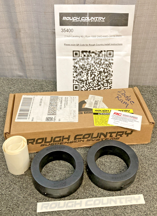 New Genuine Rough Country 35400 Inch Leveling Kit for Ram 1500