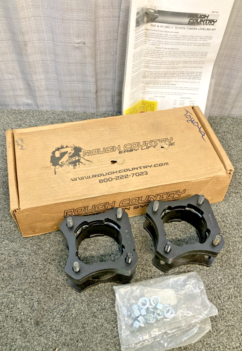 New Genuine Rough Country 871 Leveling Kit for Toyota Tundra 2.5-3"