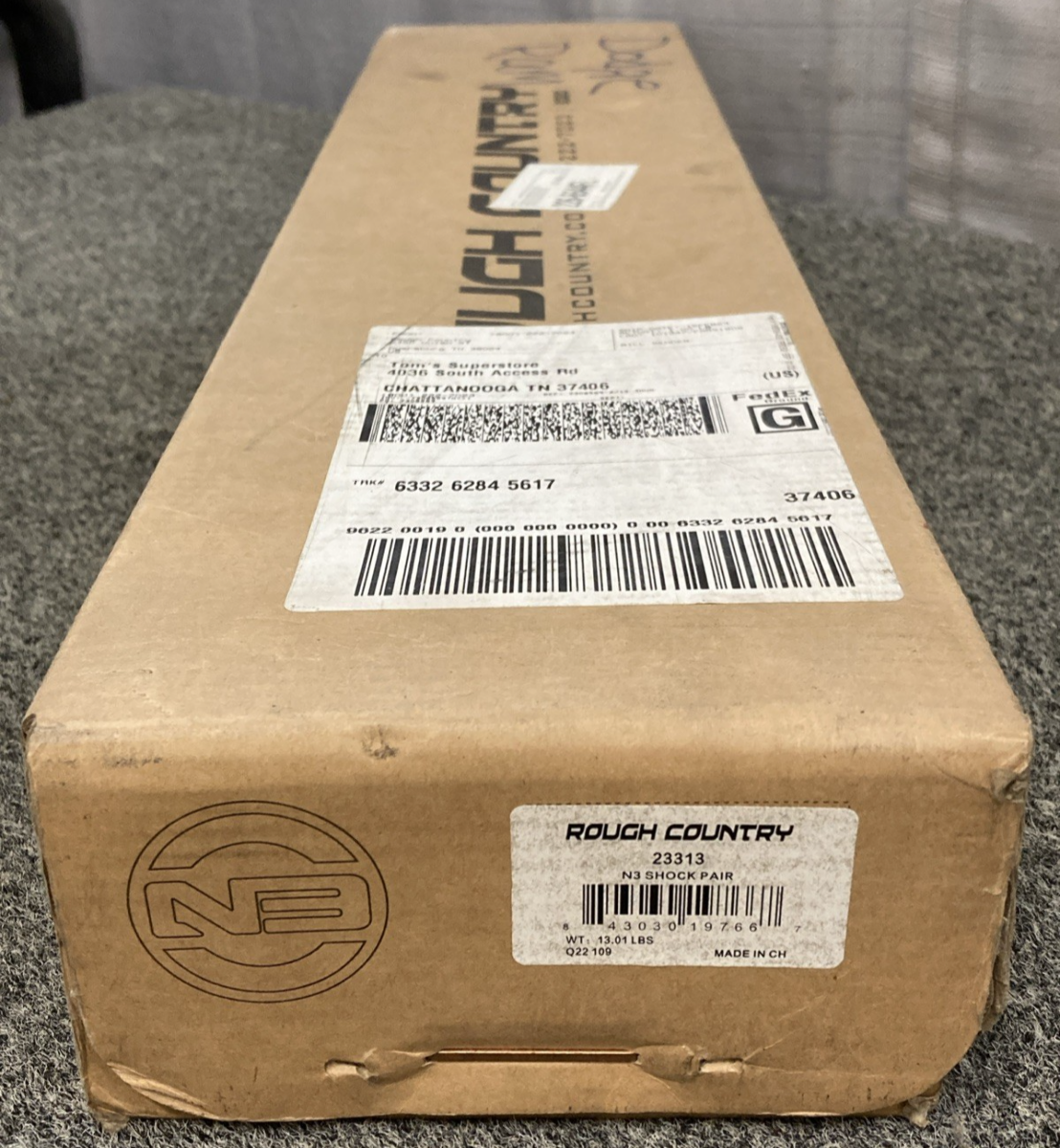 New Genuine Rough Country 23313 Front Shock Pair N3, 2-4" Ford F-250/F-350