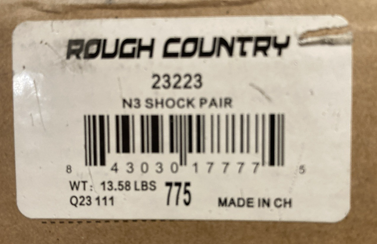 New Genuine Rough Country 23223 N3 Rear Shocks 2.5-4" Toyota 4Runner 2WD/4WD 199