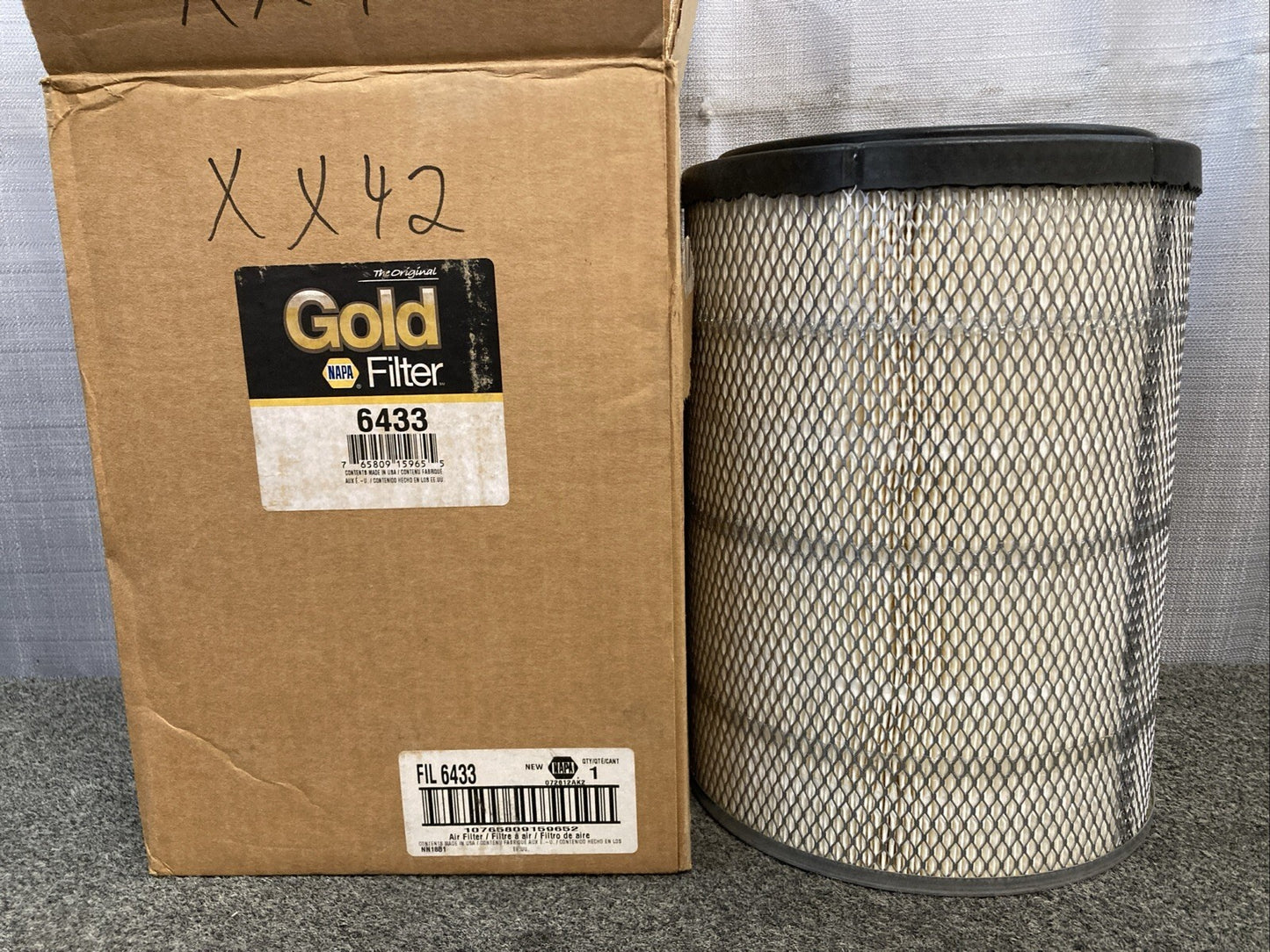 New Genuine Napa Gold 6433 Air Filter