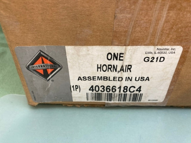 International 4036618C4 Air Horn New Genuine