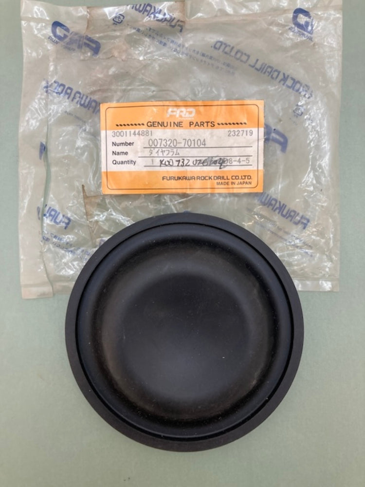 Furukawa 007320-70104 F4 Hydraulic Breaker Diaphram New Genuine