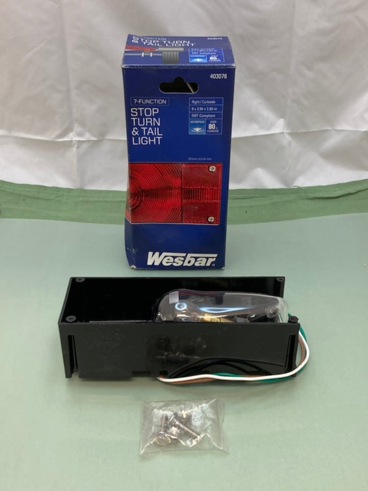 Wesbar 403076 Stop, Turn & Tail Signal Incomplete Kit New Genuine