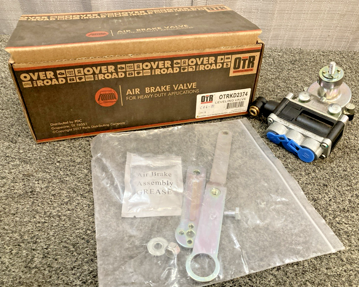 New Genuine OTR OTRKD2374 Air Brake Leveling Valve