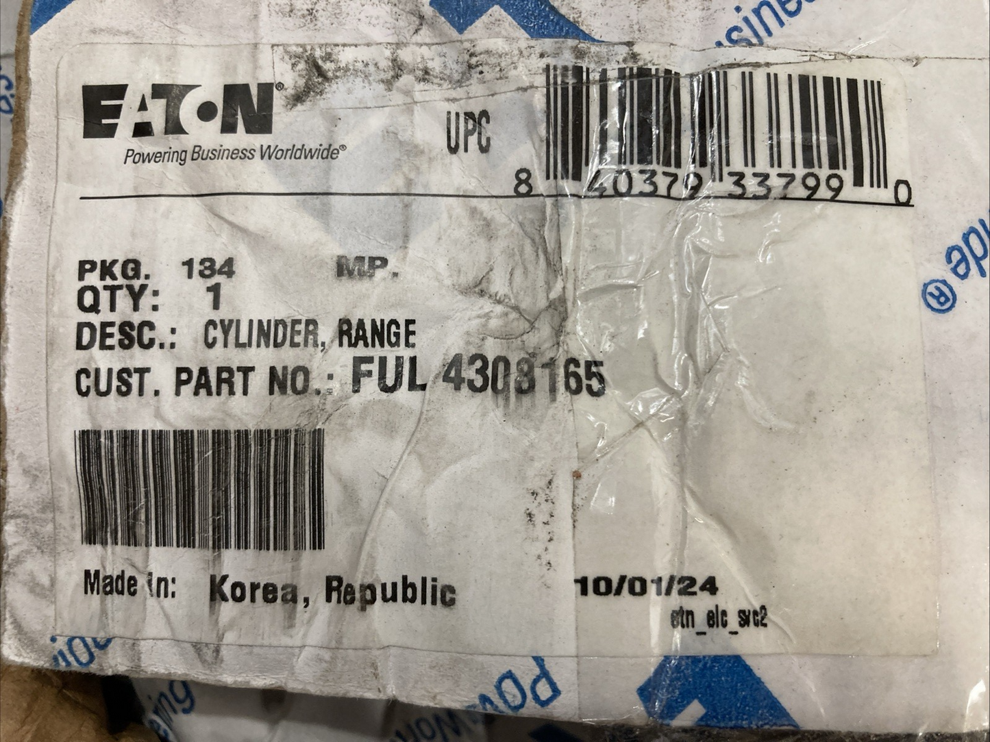 New Genuine Eaton 4308165 Transmission Air Range Cylinder