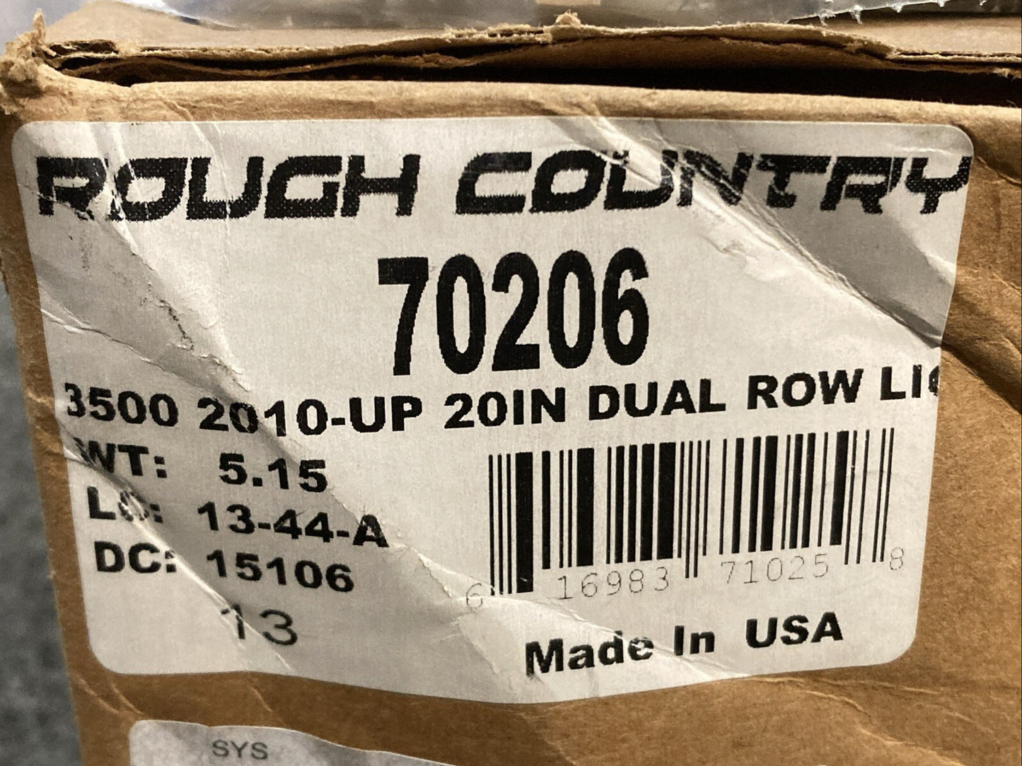 New Genuine Rough Country 70206 LED Bumper Mount Ram 2500/3500 4WD (2010-2018)