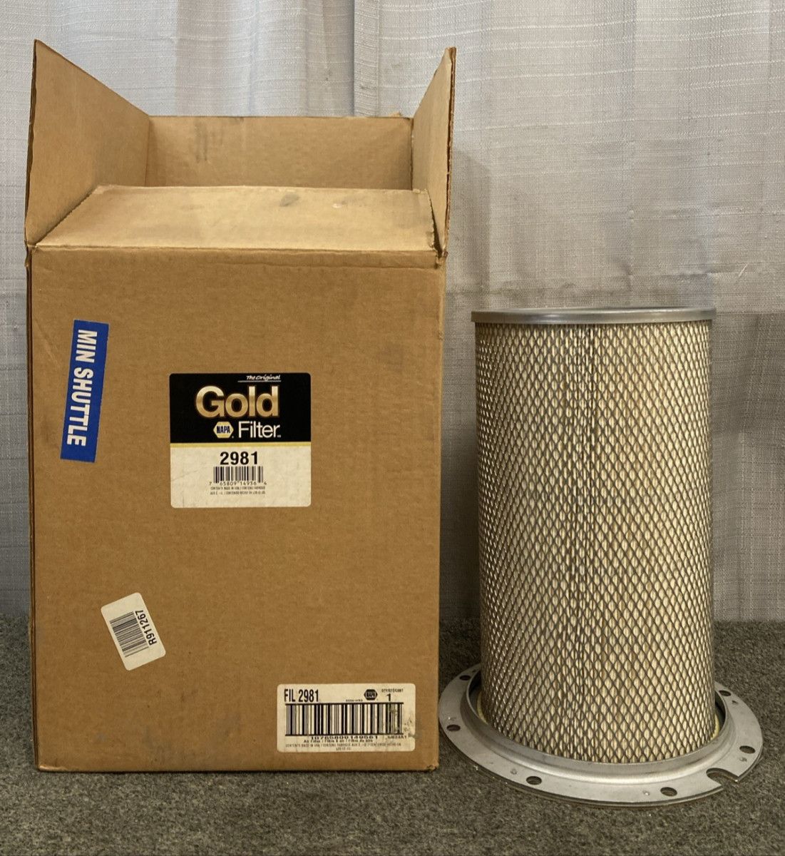 New Genuine Napa Gold 2981 Air Filter