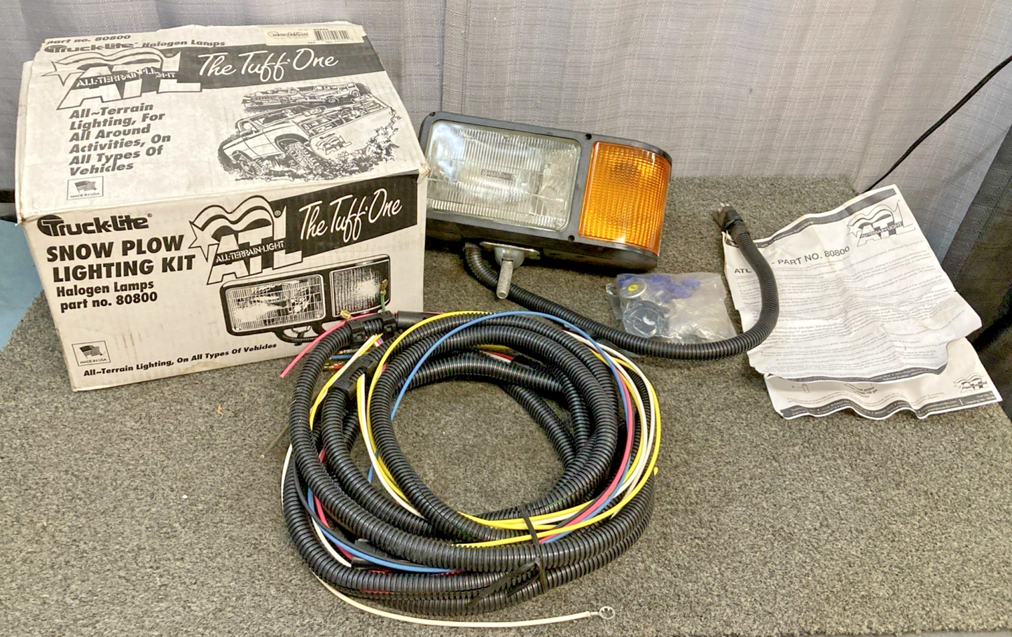 New Genuine Truck Lite 80800 Snow Plow Lighting Kit Incomplete Kit