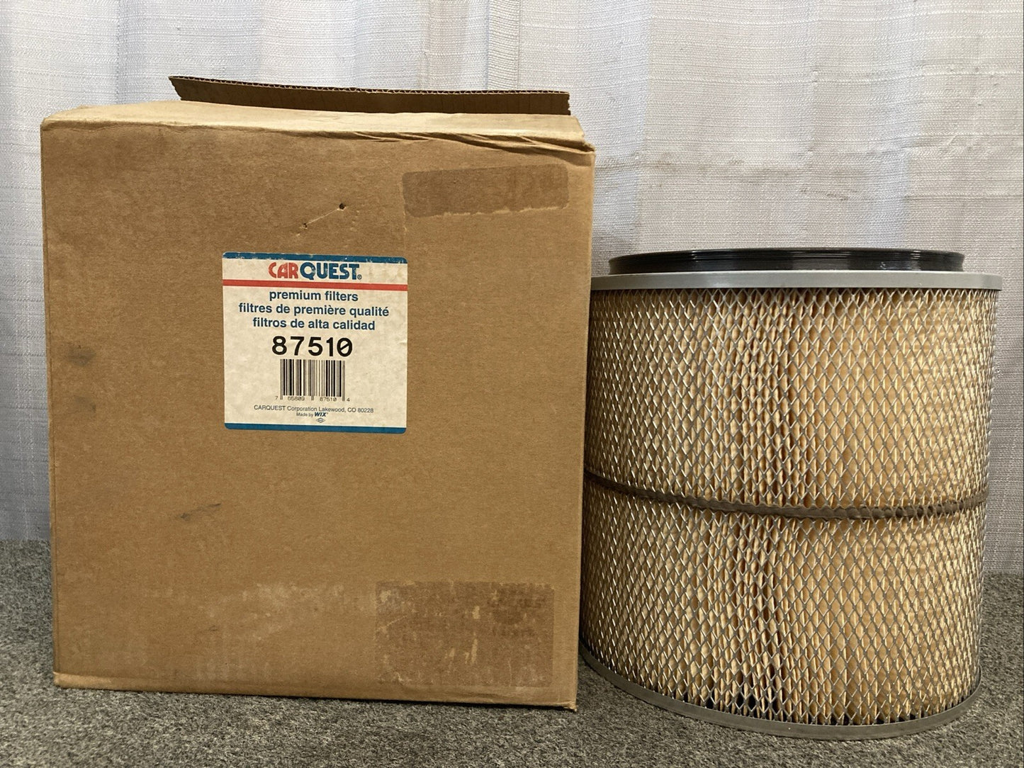 New Genuine Carquest 87510 Air Filter