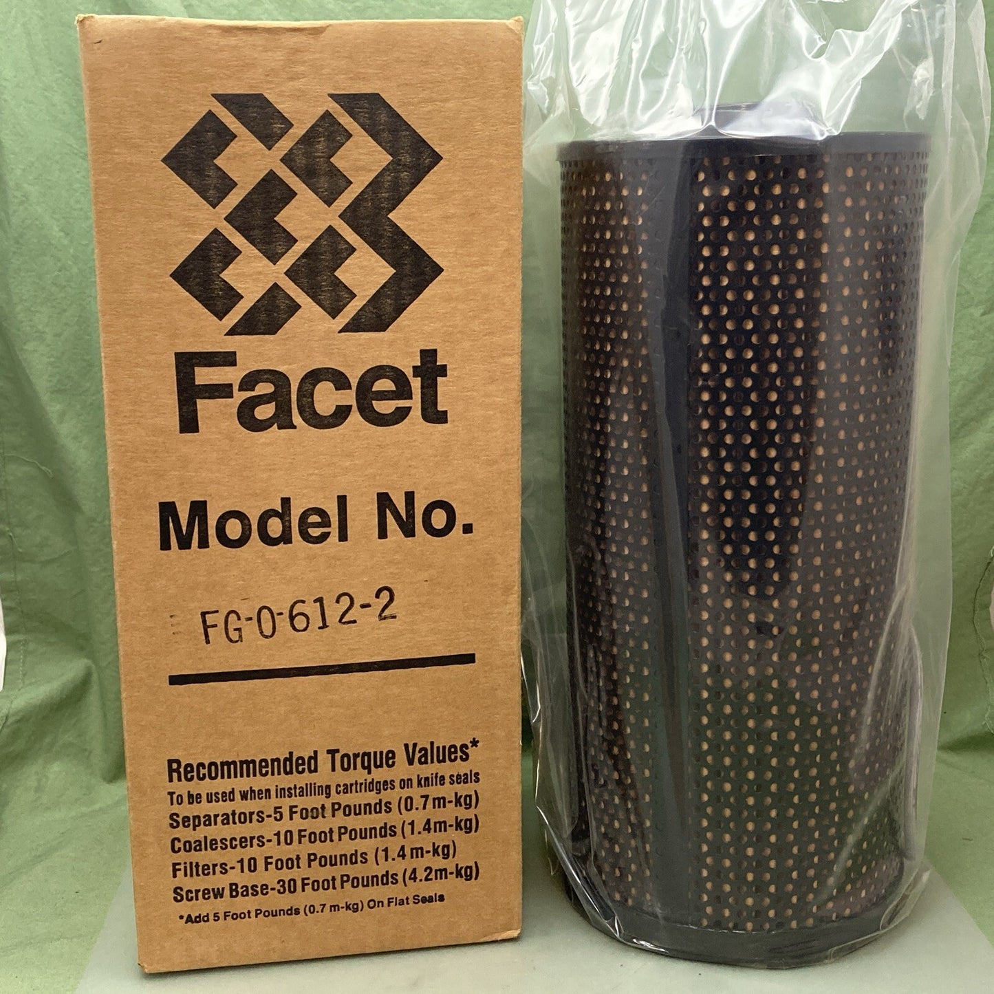 New Genuine Facet FG-0-612-2 Filter Replacement