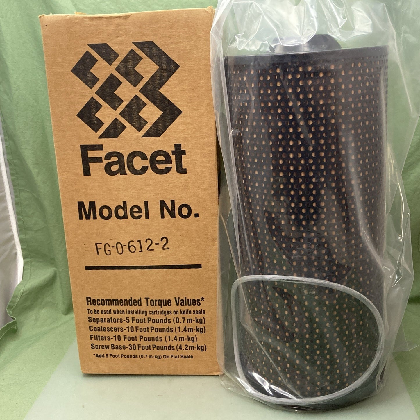 New Genuine Facet FG-0-612-2 Filter Replacement
