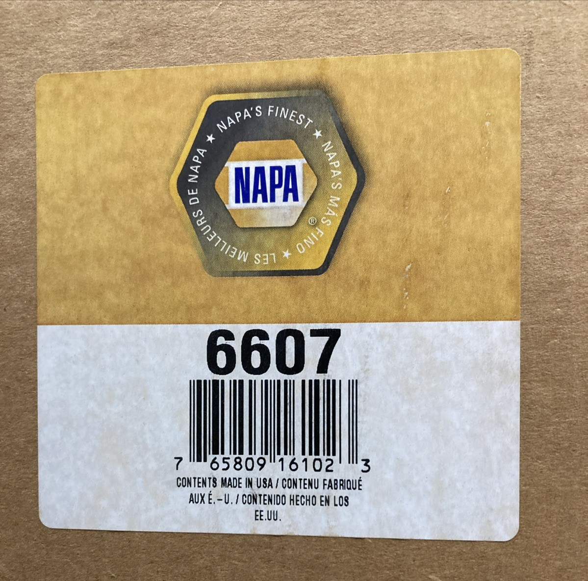 New Genuine Napa 6607 Air Filter