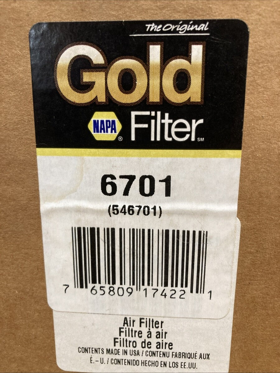 New Genuine Napa Gold 6701 Air Filter
