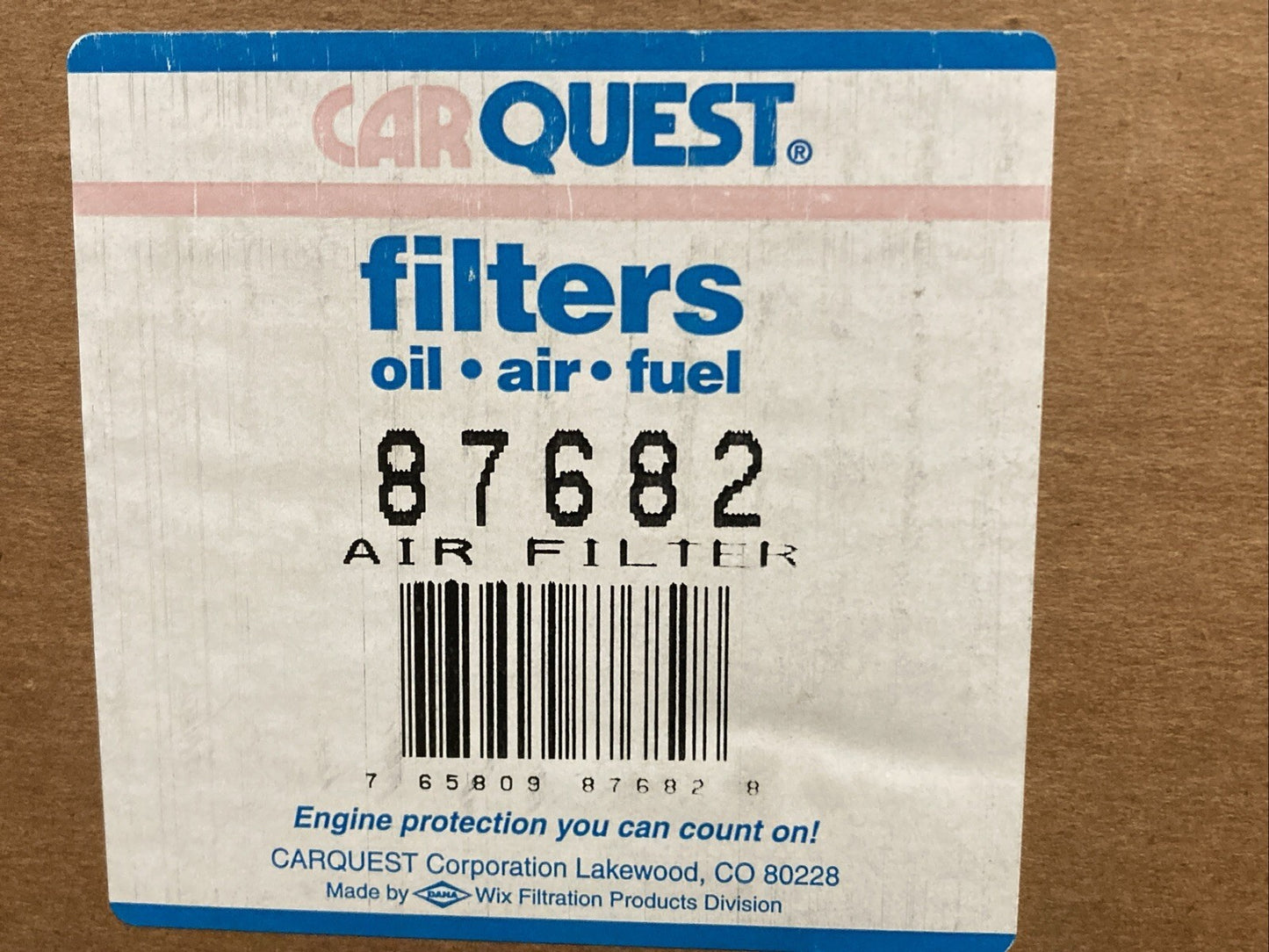 New Genuine Carquest 87682 Air Filter