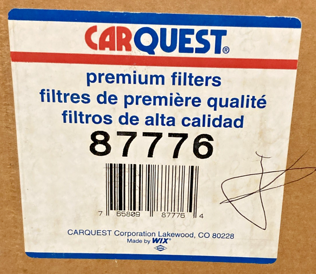 New Genuine Carquest 87776 Air Filter