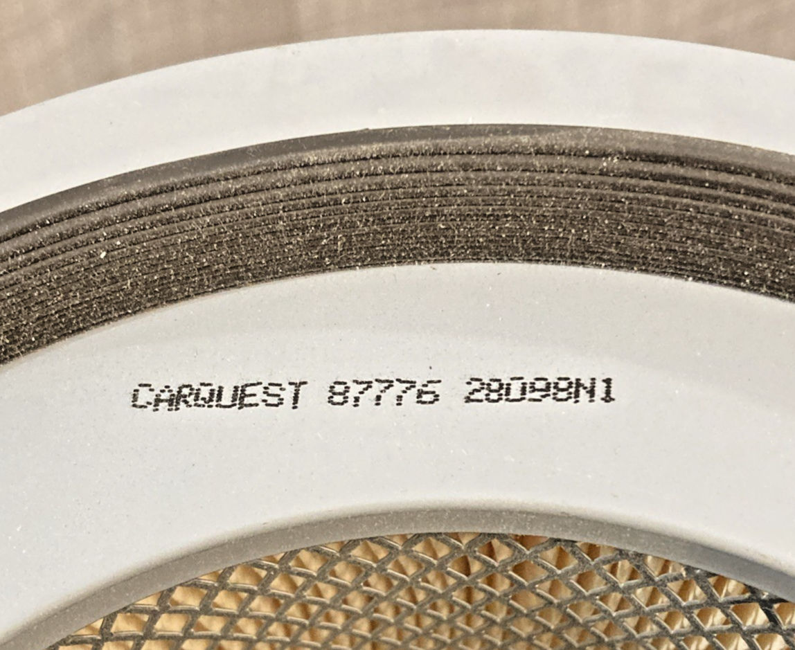 New Genuine Carquest 87776 Air Filter