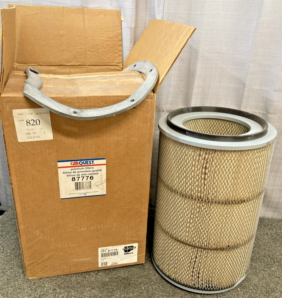New Genuine Carquest 87776 Air Filter