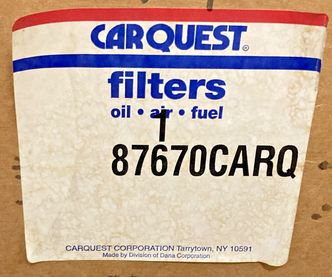 New Genuine Carquest 87670 Air Filter