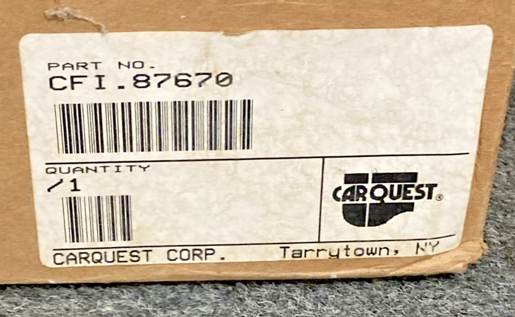 New Genuine Carquest 87670 Air Filter