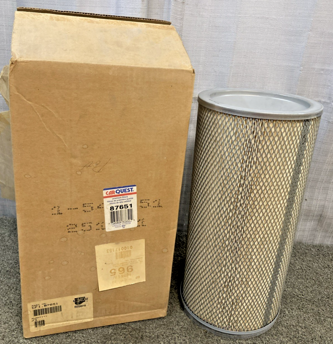 New Genuine Carquest 87651 Air Filter