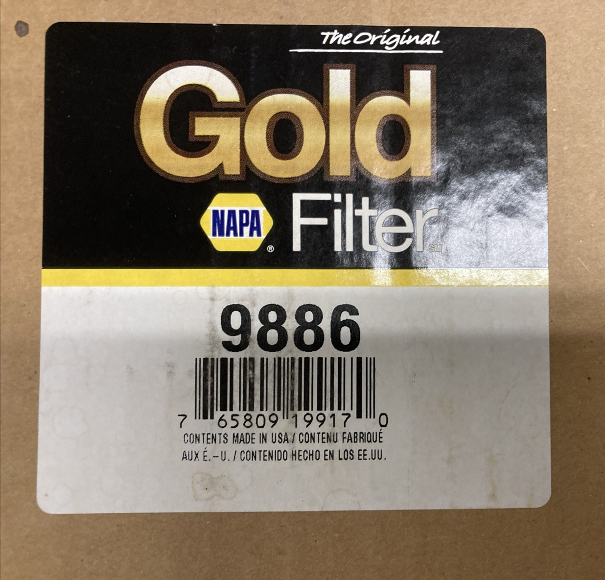 New Genuine Napa Gold 9886 Air Filter