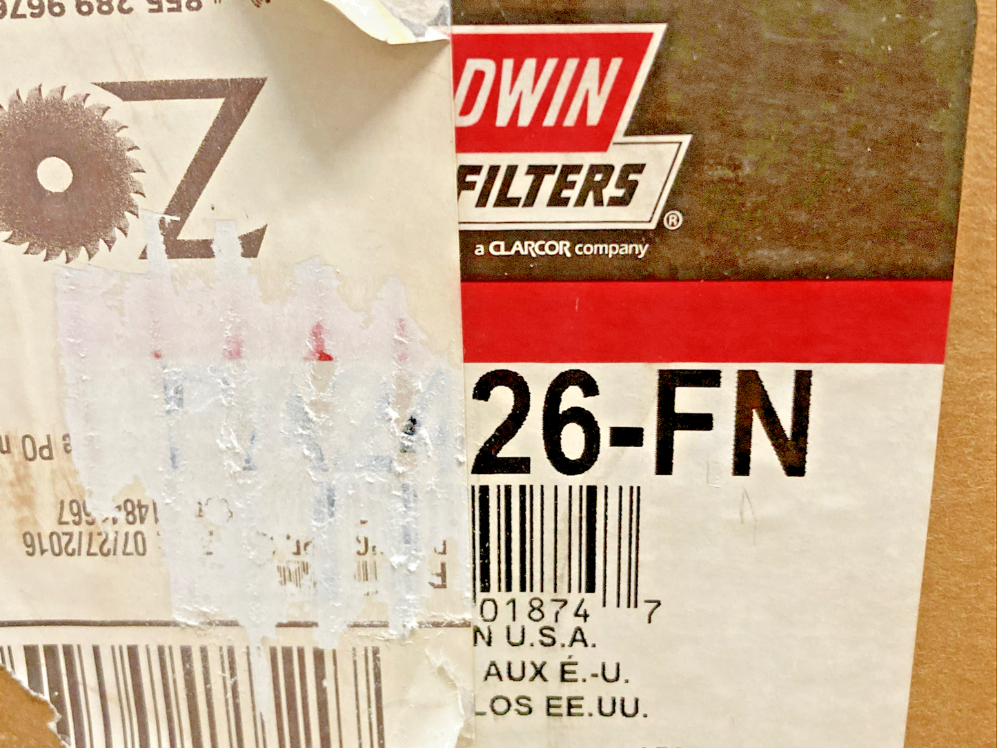 New Genuine Baldwin PA2426-FN Air Filter