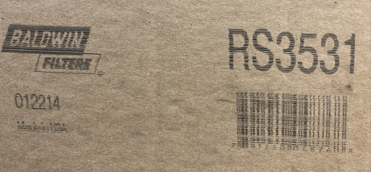 New Genuine Baldwin RS3531 Air Filter