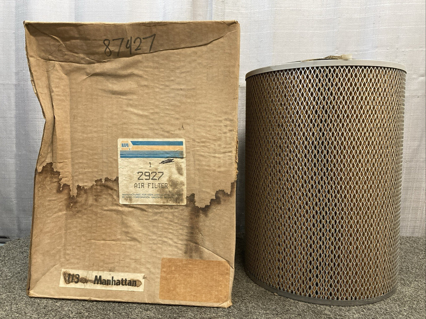 New Genuine Napa 2927 Air Filter
