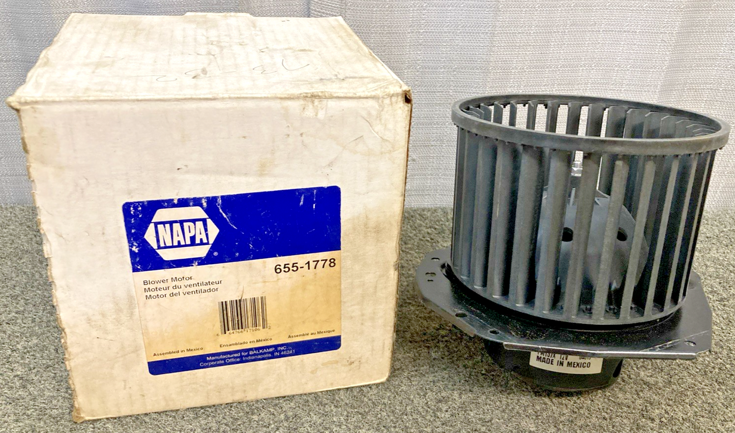 New Genuine Napa 655-1778 Blower Motor