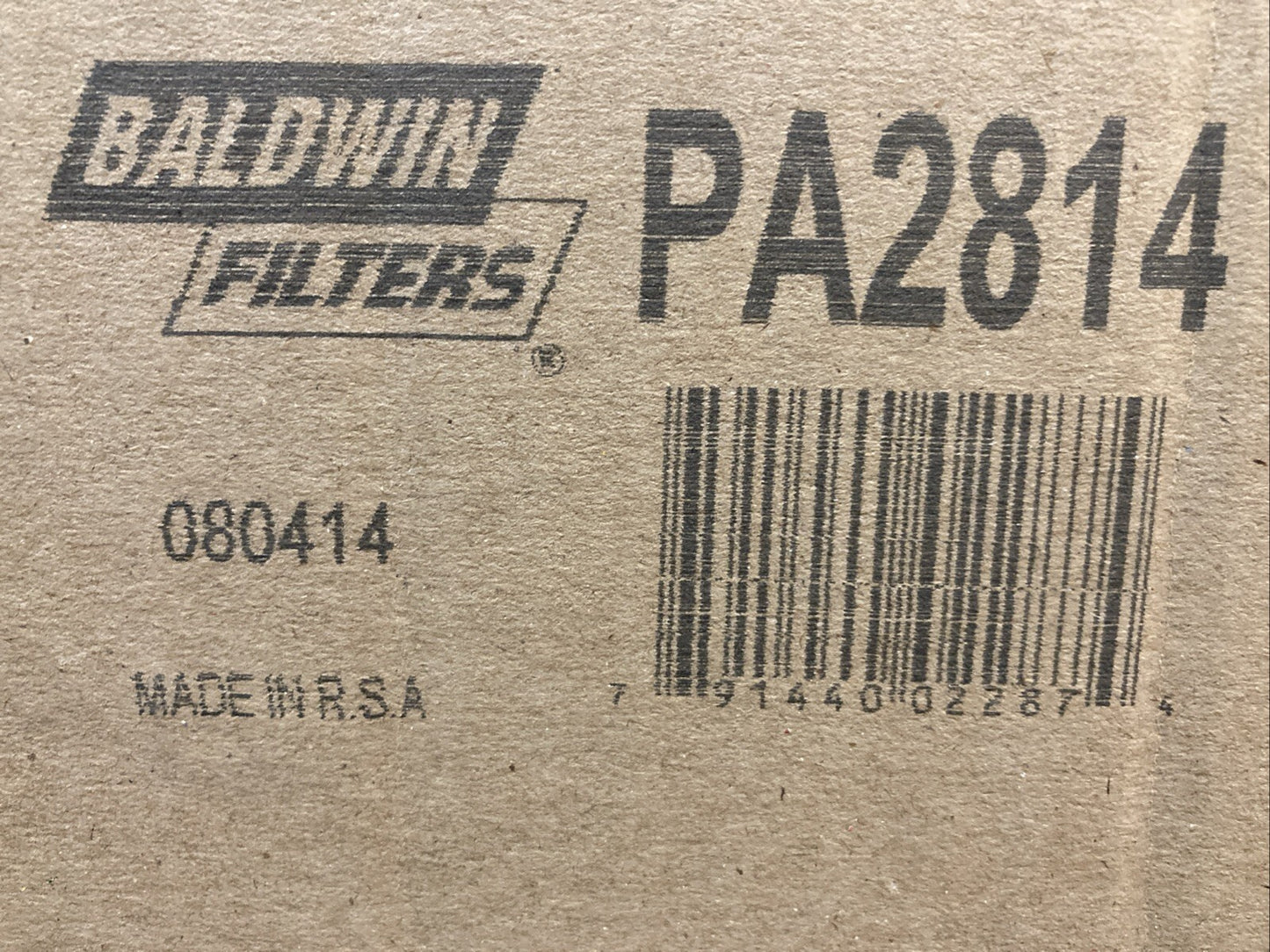 New Genuine Baldwin PA2814 Air Filter