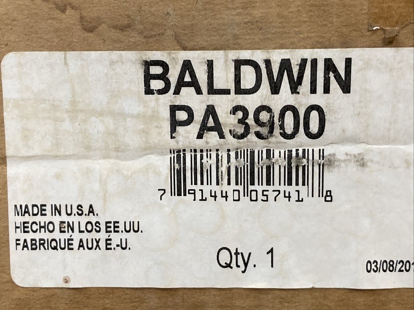 New Genuine Baldwin PA3900 Air Filter