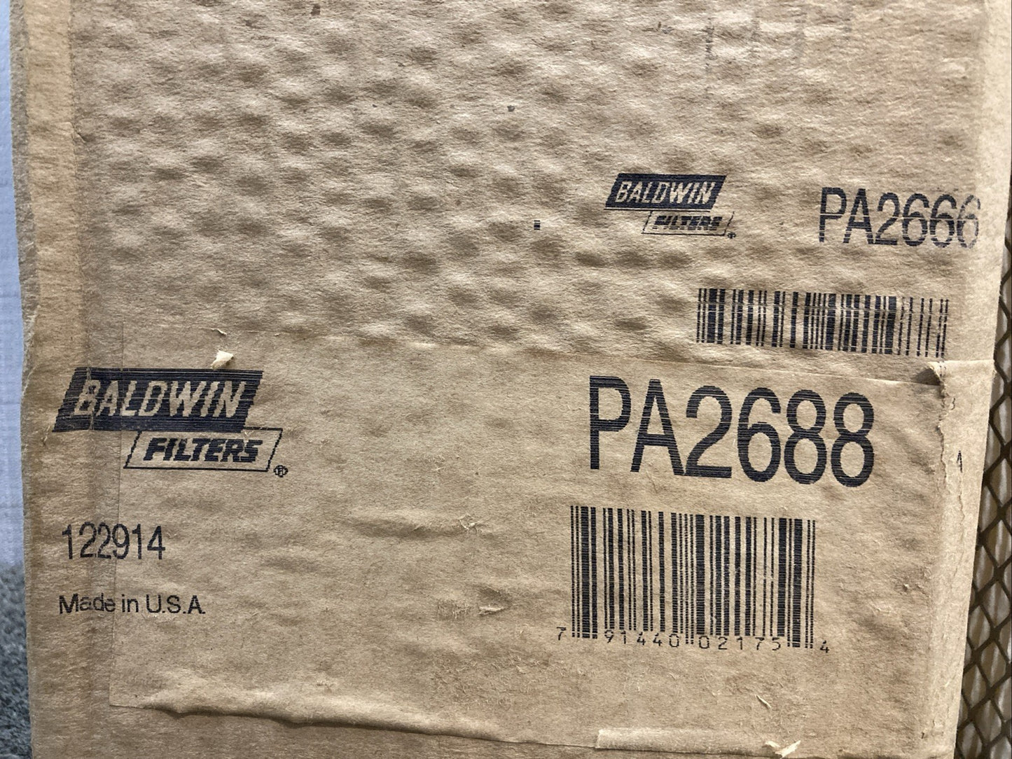 New Genuine Baldwin PA2688 Air Filter