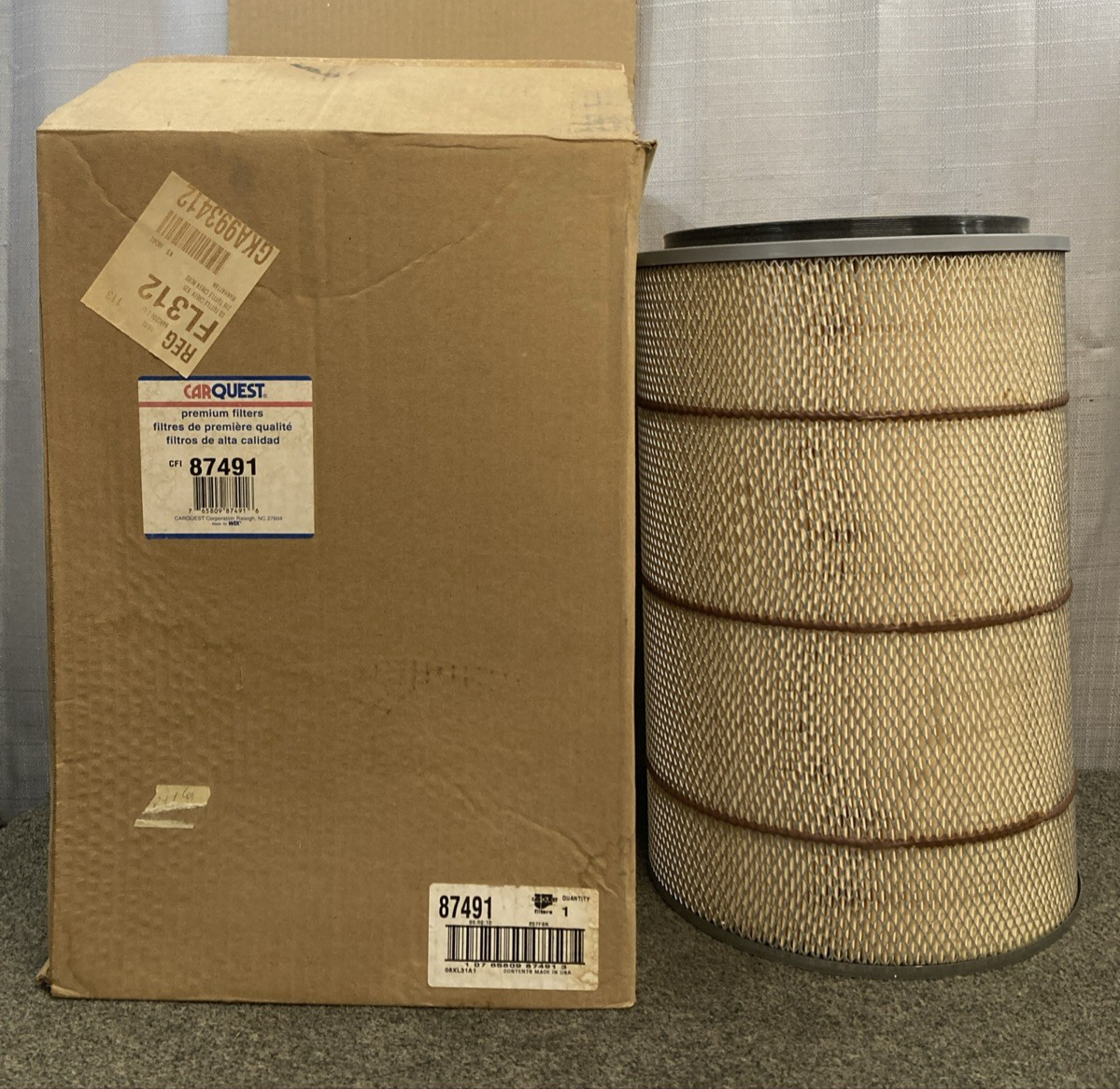 New Genuine Carquest 87491 Air Filter